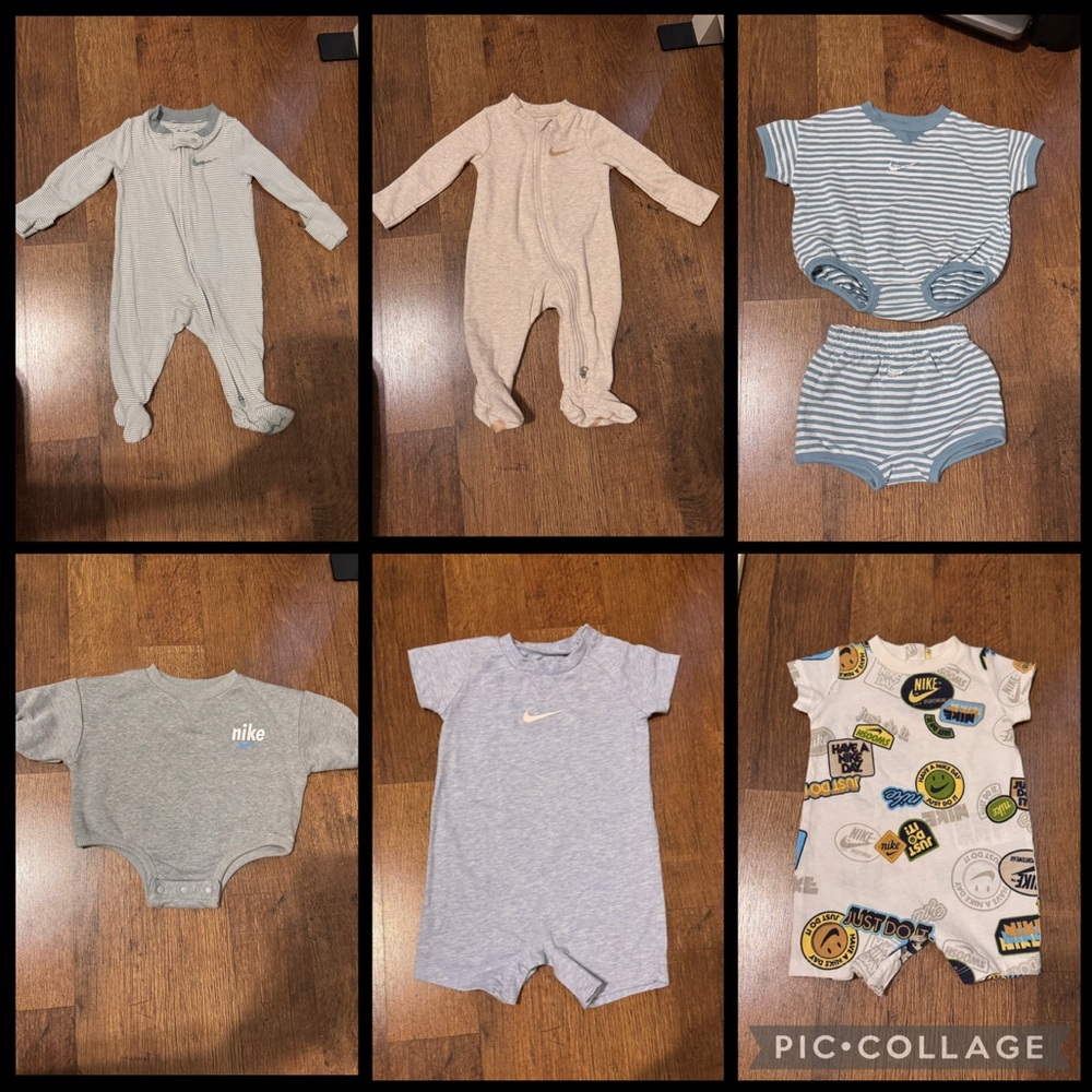 0-3M baby boy Nike bundle